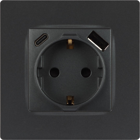 Изображение товара Розетка ЭРА 12-4108-12 / Б0067700 (графит)