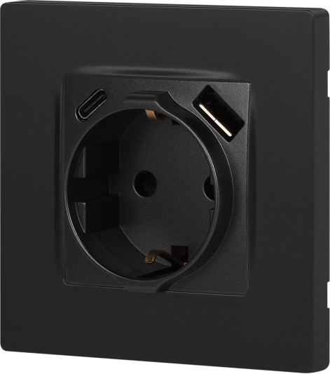 Изображение товара Розетка ЭРА 12-4108-12 / Б0067700 (графит)