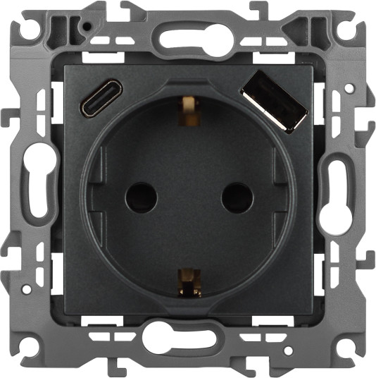 Изображение товара Розетка ЭРА 12-4108-12 / Б0067700 (графит)