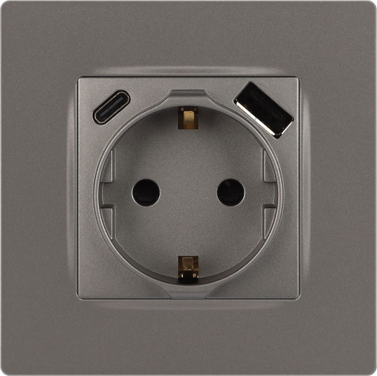 Изображение товара Розетка ЭРА 12-4108-16 / Б0067762 (титан)