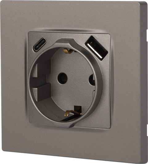 Изображение товара Розетка ЭРА 12-4108-16 / Б0067762 (титан)