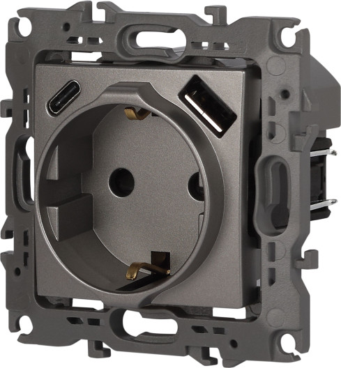 Изображение товара Розетка ЭРА 12-4108-16 / Б0067762 (титан)