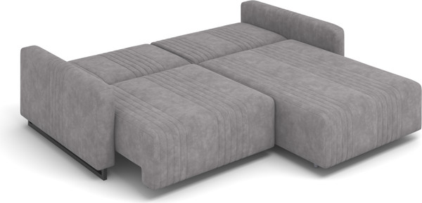 Изображение товара Диван угловой Rivalli Уолтер УП 1000 + 1000 (Tango Pebble/черный муар)