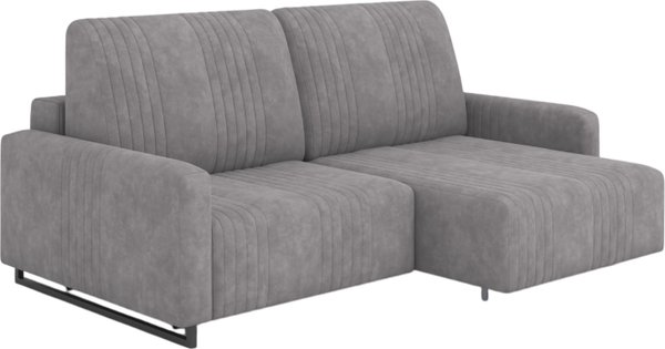 Изображение товара Диван угловой Rivalli Уолтер УП 1000 + 1000 (Tango Pebble/черный муар)