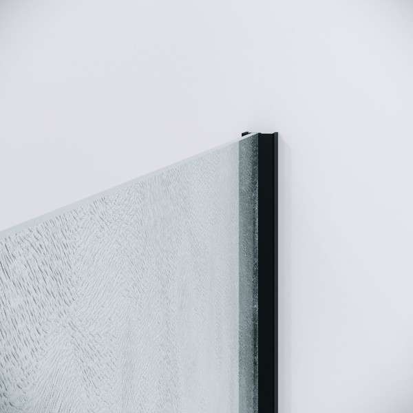 Изображение товара Душевая дверь Niagara Nova NG-84-L12CHB 120x195 (черный матовый/шиншилла стекло)