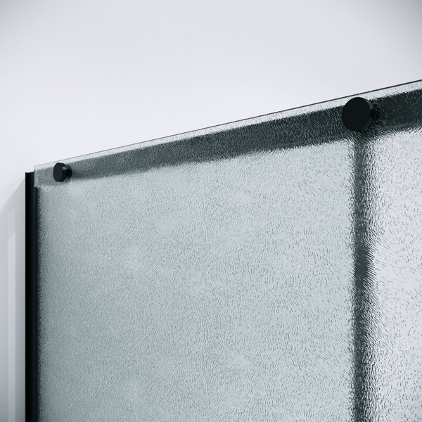 Изображение товара Душевая дверь Niagara Nova NG-84-L9CHB 90x195 (черный матовый/шиншилла стекло)