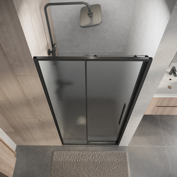 Изображение товара Душевая дверь Niagara Nova NG-34-L12CHGR 120x195 (графит/шиншилла стекло)