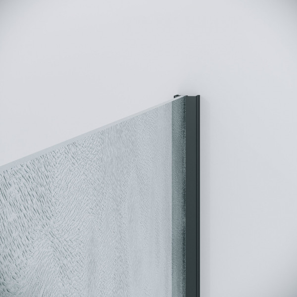 Изображение товара Душевая дверь Niagara Nova NG-34-L10CHGR 100x195 (графит/шиншилла стекло)