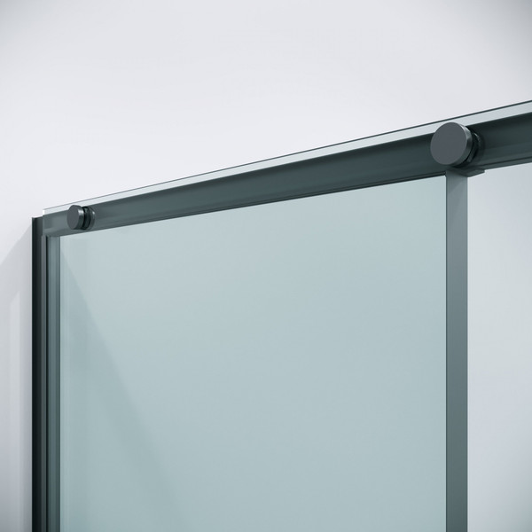 Изображение товара Душевая дверь Niagara Nova NG-34-12AGR 120x195 (графит/прозрачное стекло)