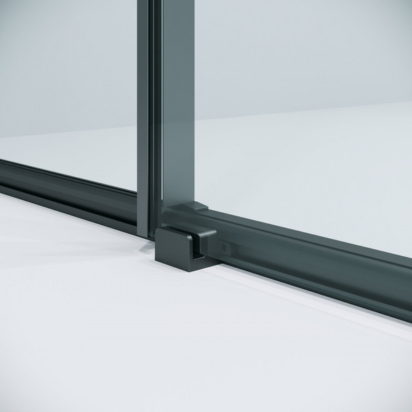 Изображение товара Душевая дверь Niagara Nova NG-34-12AGR 120x195 (графит/прозрачное стекло)