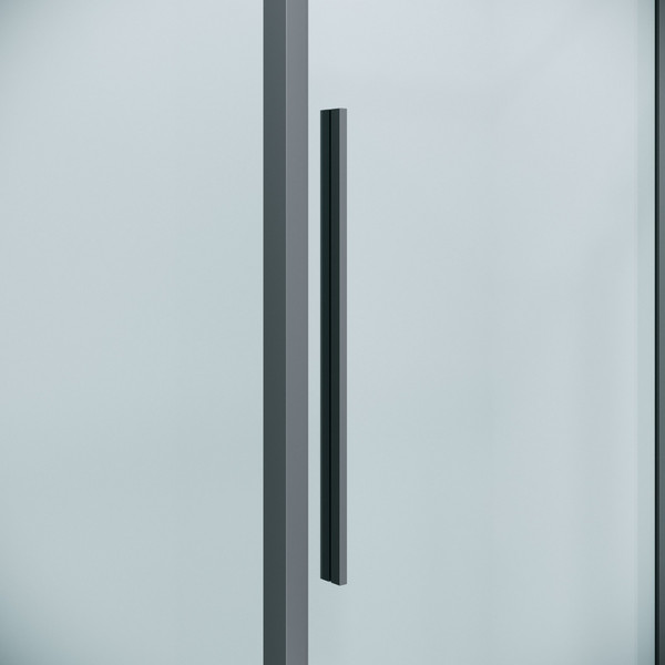 Изображение товара Душевая дверь Niagara Nova NG-34-10AGR 100x195 (графит/прозрачное стекло)