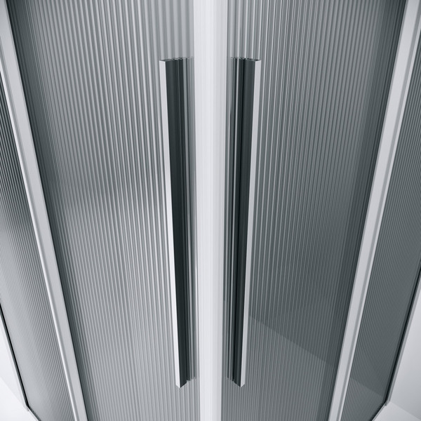 Изображение товара Душевой уголок Niagara Nova NG-4623-34 90x90x195 (хром/рифленое стекло)