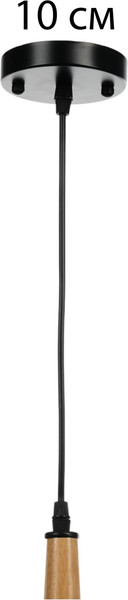 Изображение товара Потолочный светильник BayerLux Джон 10531007 (черный/коричневый)