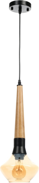 Изображение товара Потолочный светильник BayerLux Джон 10531007 (черный/коричневый)