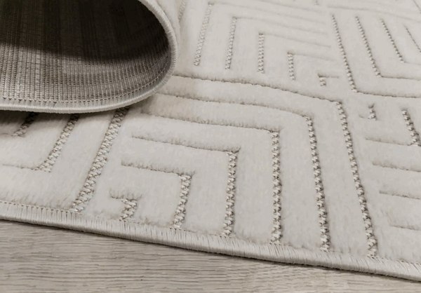 Изображение товара Ковер Radjab Carpet Сканди Сизаль Прямоугольник 10658A / 12284RK (3x4, Krem/Krem)