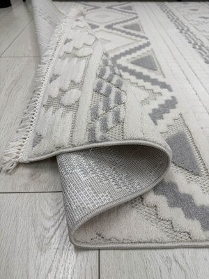 Изображение товара Коврик Radjab Carpet Поло Прямоугольник PL 273 / 12466RK (1.2x1.8, Cream Grey)