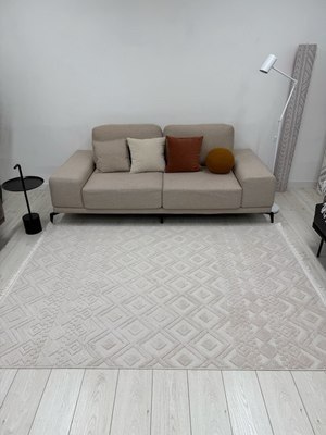 Изображение товара Коврик Radjab Carpet Поло Прямоугольник EN 268 / 12454RK (0.8x1.5, Beige)
