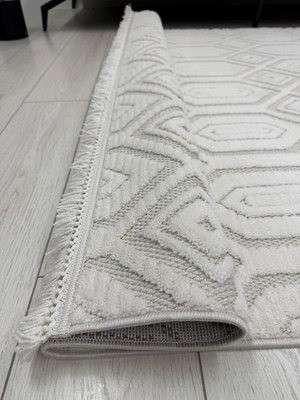 Изображение товара Коврик Radjab Carpet Поло Прямоугольник EN 262 / 12449RK (0.8x1.5, Cream)