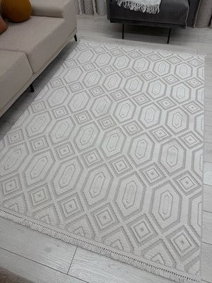 Изображение товара Коврик Radjab Carpet Поло Прямоугольник EN 262 / 12449RK (0.8x1.5, Cream)