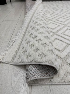 Изображение товара Коврик Radjab Carpet Поло Прямоугольник PL 200 / 12450RK (0.8x1.5, Cream)