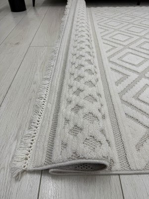 Изображение товара Коврик Radjab Carpet Поло Прямоугольник PL 200 / 12450RK (0.8x1.5, Cream)