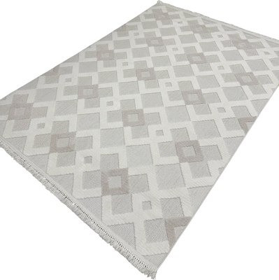 Изображение товара Коврик Radjab Carpet Поло Прямоугольник EN 261 / 12452RK (0.8x1.5, Cream/Beige)