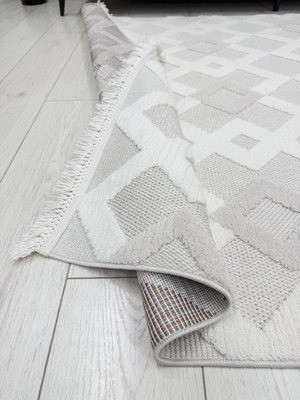 Изображение товара Коврик Radjab Carpet Поло Прямоугольник EN 261 / 12452RK (0.8x1.5, Cream/Beige)