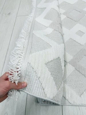 Изображение товара Коврик Radjab Carpet Поло Прямоугольник EN 261 / 12452RK (0.8x1.5, Cream/Beige)