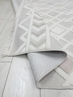 Изображение товара Коврик Radjab Carpet Поло Прямоугольник EN 256 / 12456RK (0.8x1.5, Cream Beige)