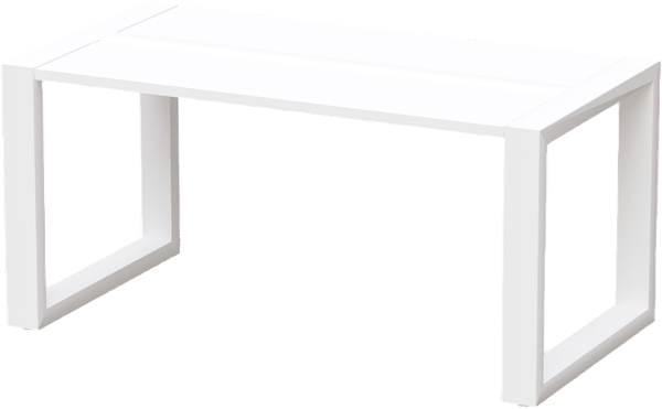 Изображение товара Журнальный столик Millwood Лофт СТ-2/L 95x50x46 (белый/металл белый)