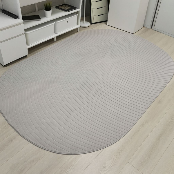 Изображение товара Ковер Radjab Carpet Сканди Сизаль Овал 10937B / 12280RK (1.6x3, Grii/Grii)