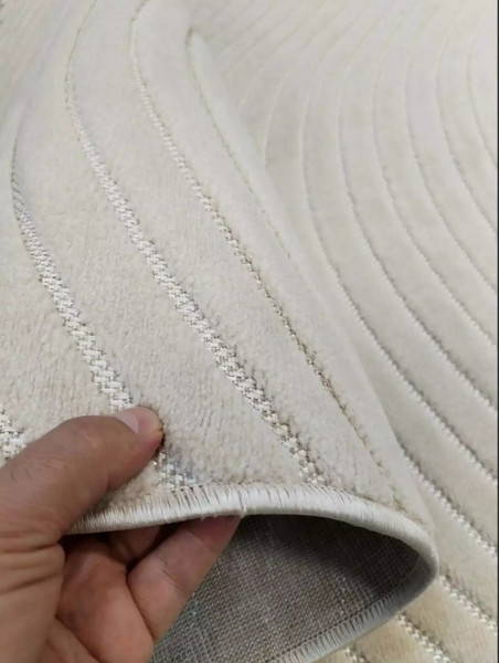 Изображение товара Коврик Radjab Carpet Сканди Сизаль Овал 10937B / 12233RK (0.8x1.5, Beige C/Beige C)