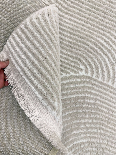 Изображение товара Коврик Radjab Carpet Аврелия Прямоугольник HL600A / 12328RK (0.8x1.5, Cream)