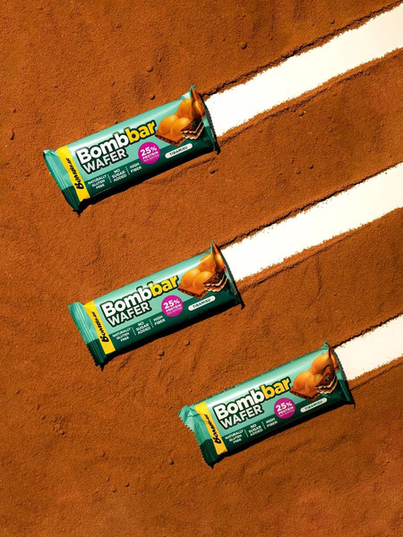 Изображение товара Набор протеиновых батончиков Bombbar Тирамису с шоколадно-ореховой пастой (20x32г)