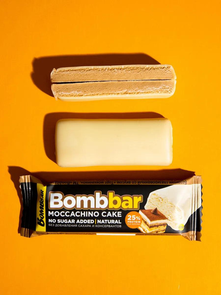 Изображение товара Набор протеиновых батончиков Bombbar Торт моккачино (30x40г)