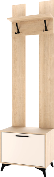 Изображение товара Вешалка для одежды Памир Ева 600  (дуб экспресив/песочный)
