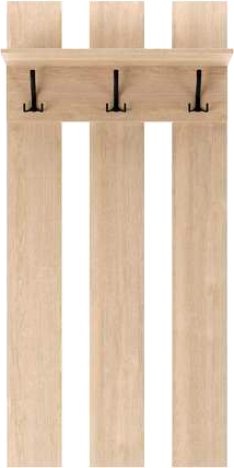 Изображение товара Вешалка для одежды Памир Ева 800 (дуб экспресив/песочный)