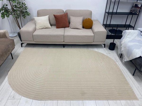 Изображение товара Ковер Radjab Carpet Сканди Сизаль Прямоугольник 10980A / 13050RK (2x2.9, Beige/Beige)
