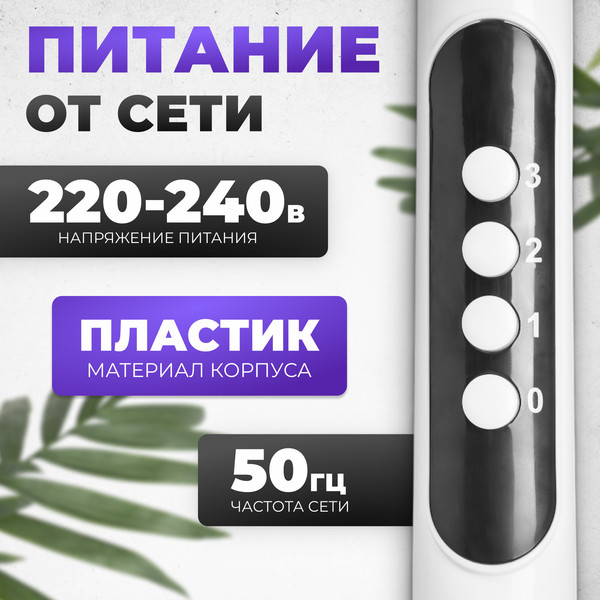 Изображение товара Вентилятор Sundays Home W-FS16628BP (белый)