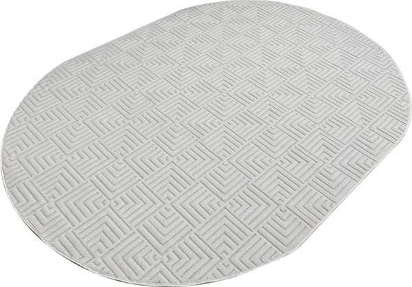 Изображение товара Ковер Radjab Carpet Сканди Сизаль Овал 10658A / 12286RK (1.6x2.3, Krem/Krem)