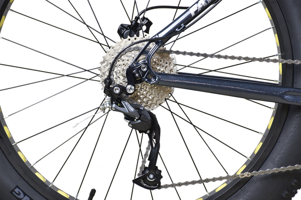 Изображение товара Велосипед STARK Fat 26.3 2025 (S/16, темно-серый/серебристый металлик)