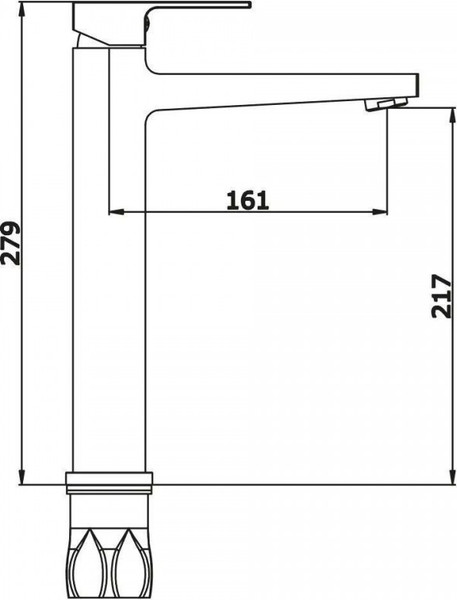Изображение товара Смеситель Vieir V393512S