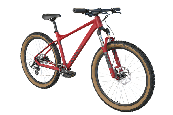 Изображение товара Велосипед STARK 25 Hunter 27.2 (L/19, красный матовый/черный, разобранный, в коробке)