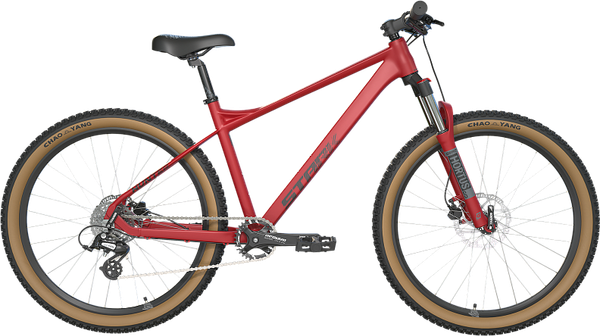 Изображение товара Велосипед STARK 25 Hunter 27.2 (L/19, красный матовый/черный, разобранный, в коробке)