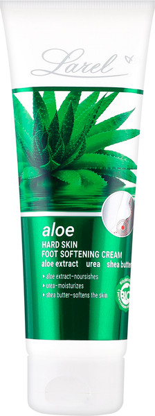 Изображение товара Крем для ног Larel Смягчающий с экстрактом алоэ, мочевиной, маслом ши (125мл)