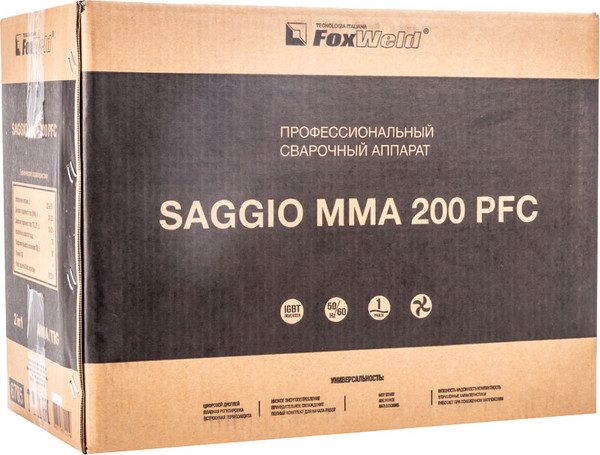 Изображение товара Сварочный аппарат FoxWeld Saggio MMA 200 PFC / 6785
