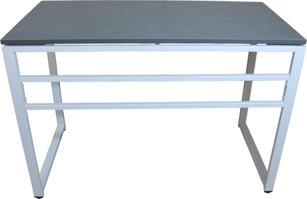 Изображение товара Письменный стол Allerd Rion 110x55 / 2040110700 (белый муар/металл бруклин)