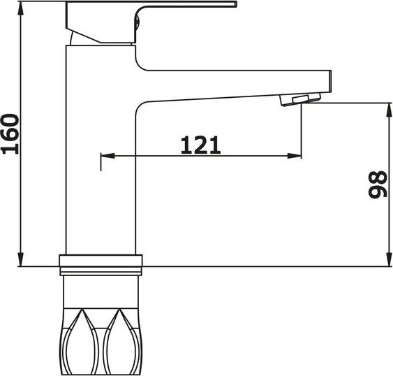 Изображение товара Смеситель Vieir V393511F