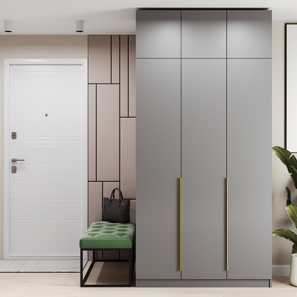 Изображение товара Шкаф Soma Lord Gold 120x240 (серый)