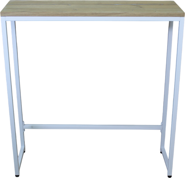 Изображение товара Консольный столик Allerd Rion 25x85 / 2050110600 (белый муар/дуб нокс)